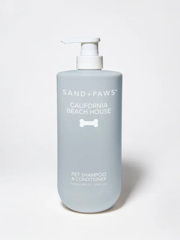 Sand + Paws Pet Shampoo & Conditioner - California Beach House