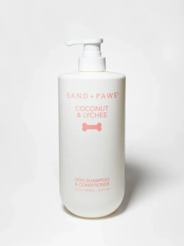 Sand + Paws Pet Shampoo & Conditioner - Coconut & Lychee