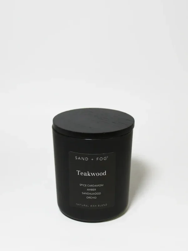 Teakwood 10 oz scented candle