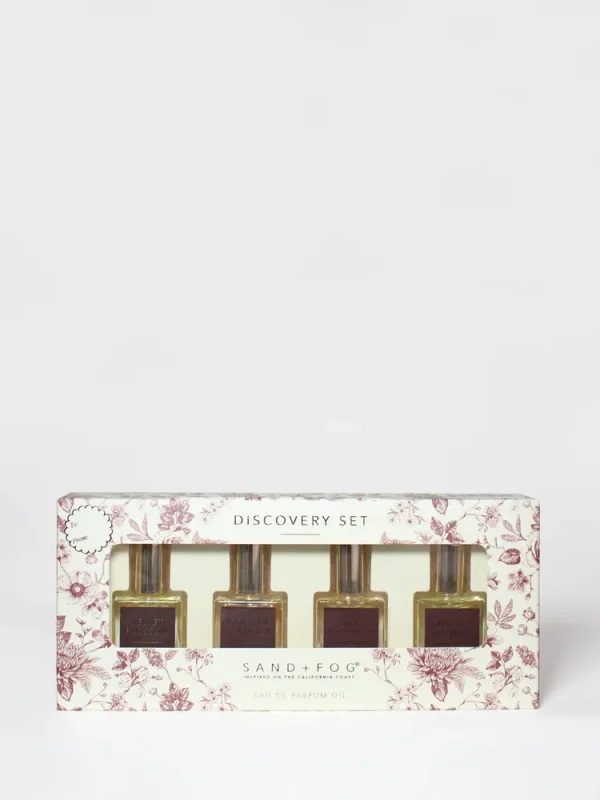 Exploratory Perfume Oil Rollerball Set - Maroon Floral Discovery Set