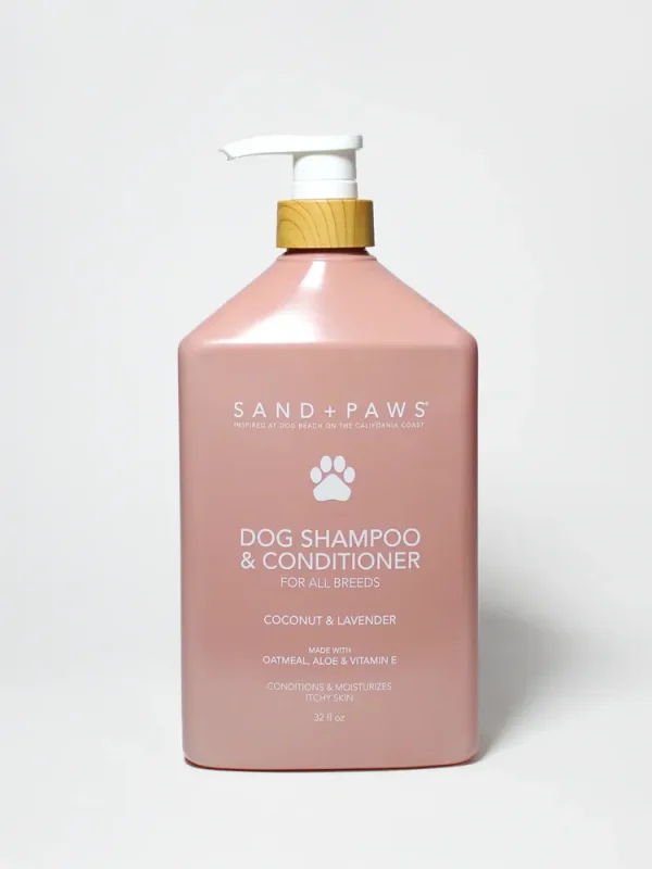 Sand + Paws Pet Shampoo & Conditioner - Coconut & Lavender