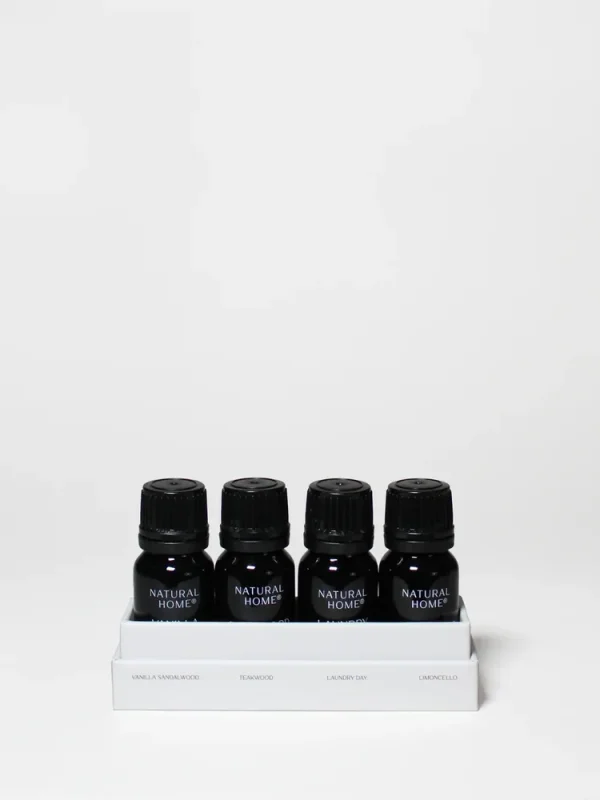 Natural Home 4 Pack of 10 ml Fragrance Diffuser Oils