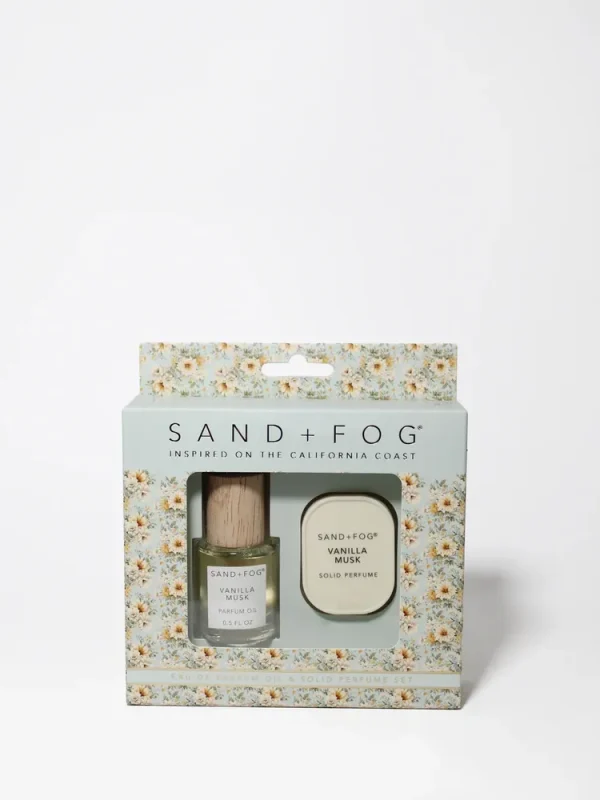 Perfume Oil Rollerball and Solid Perfume Set - Vanilla Musk