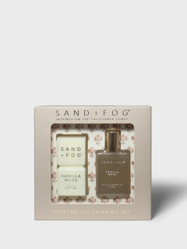 Solid Perfume & Perfume Oil Layering Set - Vanilla Musk